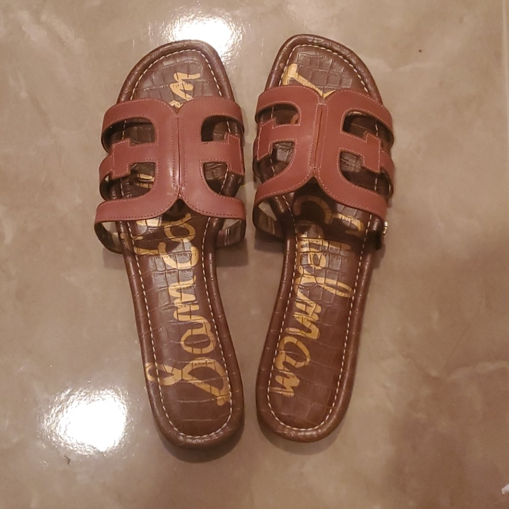 Sam Edelman Woman's slip on leather sandals